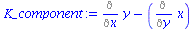 `+`(Diff(y, x), `-`(Diff(x, y)))