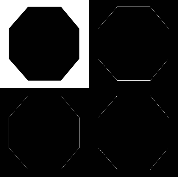 First Level Decomposition of Octagon