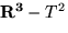 ${\bf R^3} - T^2$