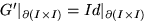 $G^\prime\vert _{\partial (I \times I)} = Id\vert _{\partial (I \times I)}$