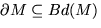 $int(M) \subseteq Int(M)$